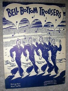 1944 BELL BOTTOM TROUSERS Vintage Sheet Music by Moe Jaffe