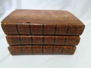 1794 Early RARE Reliques Leather Complete 3 vol Set Ancient English Poetry