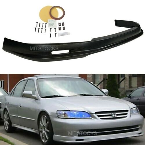 For 98-02 Honda Accord 4 Door ONLY Mugen Style Front Bumper Lip Spoiler Chin PU (For: 2000 Honda Accord)
