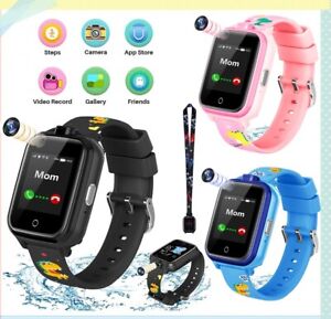 4G Smart Watch for Kids Dual Camera Speedtalk SIM Card GPS Locator Girls Boys US