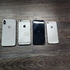 New ListingLot Of 4 Apple iPhones No Power / For Parts / As Is / Repair Iphone X Cracked