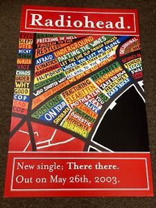 Radiohead Hail to the Thief There There Promo Cardstock Poster
