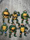 Vtg TMNT Teenage Mutant Ninja Turtles Figures 90s Lot Of 6