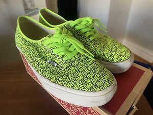 VANS F*CKING AWESOME AUTHENTIC OG NEON 10 skate dill fa syndicate supreme wtaps