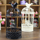 Candle Stand Exquisite Bird Cage Portable Butterflies Candle Holder Lightweight