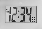 New ListingMARATHON Large Digital Wall Clock with 8” Display, Graphite Gray - Easy to Read