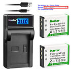 Kastar Battery LCD Charger for NP-85 NP85 Aiptek AHD H23 Easypix DVX5233 Camera