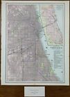 Vintage 1900 CHICAGO ILLINOIS Map 11