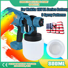 Li-Ion Cordless Electric Paint Spray Gun Sprayer for Makita 18V without Battery