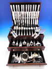 Madam Jumel by Whiting Sterling Silver Flatware Set 12 Service 190 pcs Dinner