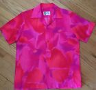 Vintage 60's Hawaiian Liberty House Polynesian Casuals Pink Tropical Luau Shirt