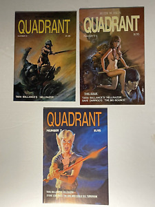 Peter Hsu's Quadrant #5, 6 and 7 1985. (3) Comic Lot