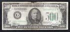 FR. 2202-G 1934-A $500 FIVE HUNDRED FRN FEDERAL RESERVE NOTE CHICAGO, IL VF