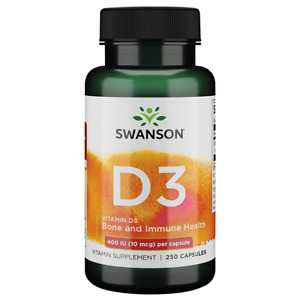 Swanson Vitamin D-3 400 Iu 250 Capsules