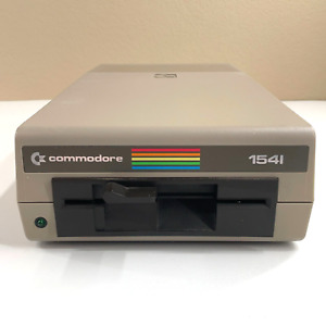 Commodore 1541 Floppy Disk Drive for C64 Computer Powers On Untested Parts Rep
