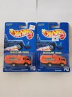 Hot Wheels Lot 2x Recycling Truck Collector #143 Wheel Variation N99