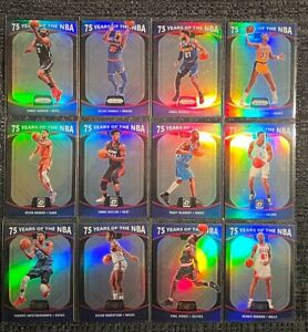 2021-22 Panini Basketball 75 Years of the NBA Complete Your Set You Pick Card
