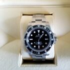 Rolex Submariner Men's Black Watch - 114060 Steel Custom Bezel + Original Bezel