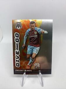 2021-22 Panini Mosaic Premier League #4 Dwight McNeil Give And Go Burnley