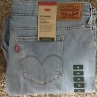 Levi's Women's 711 Mid Rise Skinny Jeans Size 34X30 Light Wash Distressed