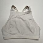 Lululemon Free To Be White Bra, Size 6 Great Condition Yoga Top