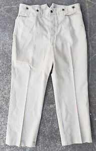 Classic Old West Styles Khaki Pants, Reenactment Pants, Made In USA, Men's 38x27
