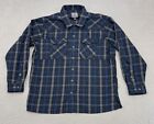 Vertx Shirt Mens XL Extra Large Blue Plaid Canyon Valley Tactical Flannel Adult