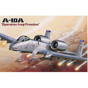 Academy A-10A Plane Operation Iraqi Freedom - Plastic Model Airplane Kit - 1/72