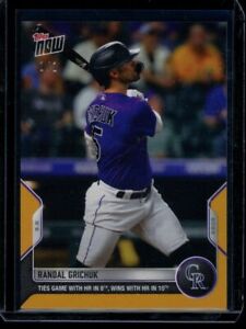 2022 Topps Now #851 Randal Grichuk Gold Parallel Card #d 1/1