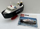 Police Starboat - LEGO 314 - Good Condition & Complete with Notice - 1976
