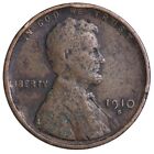 1910-S FULL DATE Lincoln Wheat Cent Penny CULL / AG / HOLE FILLER