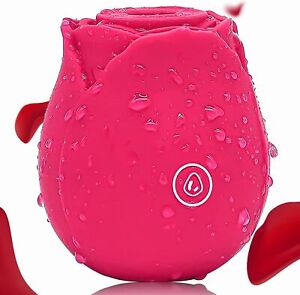 Rose Toy Clit Nipple G-Spot Suction Sucking Vibrator Massager For Women