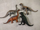 Vintage Larami 1985 Plastic Toy Dinosaurs Toy Lot  Lot Of 4 IMPERIAL Kids Toys