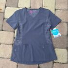 Urbane Performance Quick Cool Scrub Top, Small, Gray, New with Tags
