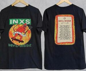 Vintage 1987 Inxs Music Tour T-Shirt Unisex Gift For Fans S-3XL