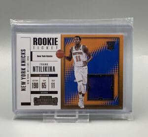 New Listing2017-18 CONTENDERS FRANK NTILIKINA ROOKIE TICKET RC JERSEY PATCH  New York Nicks