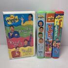 The Wiggles RARE VHS Lot Of 4 ~ Toot Toot, Wiggly Wiggly World, Wiggly Play Time