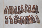 10 SETS of Factory Ruger Firearms Security Six Speed Six Wood Grips Chipped