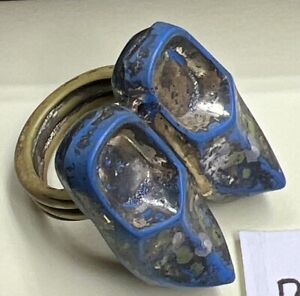 Plastic Oversized Clogs Ring - Fashion Jewelry.     Lot # Rrbg.4002