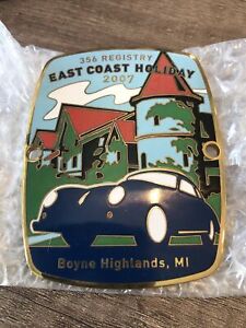 Rare Porsche 356 East Coast Holiday grill badge 2007 Michigan