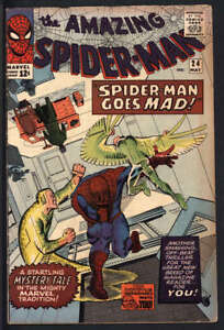 AMAZING SPIDER-MAN #24 4.5 // MYSTERIO APPEARANCE MARVEL 1965