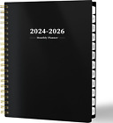 New Listing2024 2026 Monthly Planner Calendar 2 Year Appointment Organizer Book 8.5 X 11