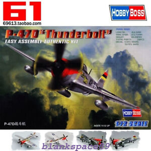 Hobbyboss 1/72  80257 P-47D Thunderbolt Plastic Assembly Model Kit