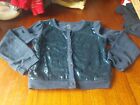 Girl Cardigan Size 5/6 Navy With Sparkling Sequins Children Place