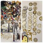 junk drawer silver coins,$3.50 Face,  knives, jewelry lot 6lbs read description