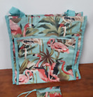 Flamingo Bag Great for the Beach or overnight Makeup bag