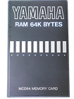 Yamaha MCD64 for SY/TG series RAM 64K MEMORY CARD new battery, Tested & Working!