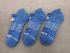 3 pairs Bombas Men's All-Purpose blue Ankle socks - Size Large 9-13
