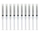 Teeth Whitening Gel 34% Carbamide Peroxide 10x3cc Syringes +Shade Guide MADE USA