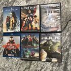 6 Marvel /DC DVD / BluRay Lot - Aquaman Captain America Doctor Strange Spiderman